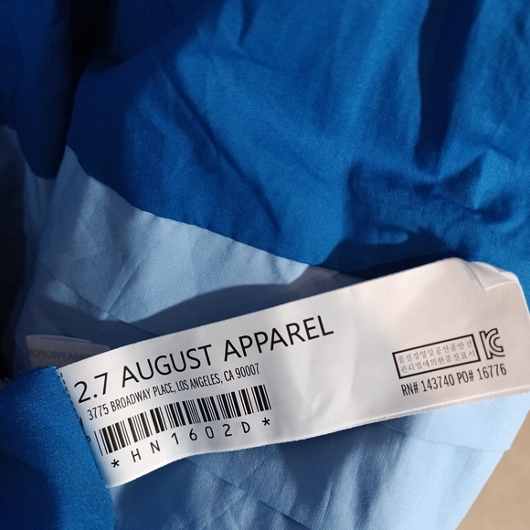 English Factory Colorblock Smocked Tiered Mini Dress Size M New - Picture 5 of 7